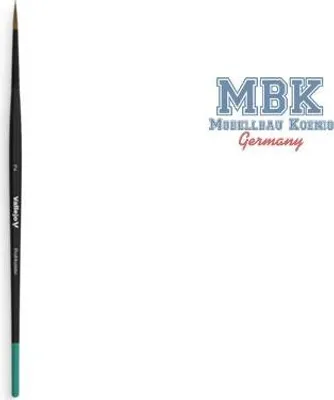 Obrázek produktu pro Vallejo B01002, Jeden štětec, Kulatý kartáč, Přírodní štětiny