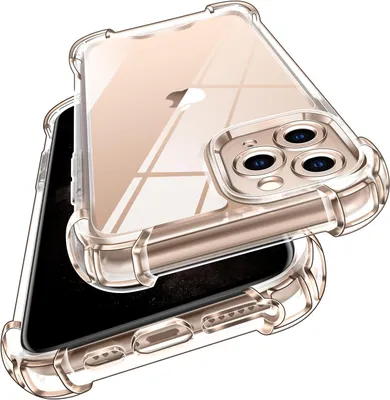 Produktbild von Hülle für iPhone 11 Pro Schutzhülle Kameraschutz Handy Case Silikon Transparent Cover