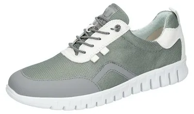 Produktbild von Herren Sneaker Oliv-Grau, pflegeleicht, Schnürverschluss, Gummi-Sohle