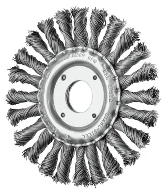 Image de PFERD Brosse circulaire RBG 12512/22,2 CT ST 0,50 Ø 125 mm Épaisseur de fil 0,5 mm - 43303010