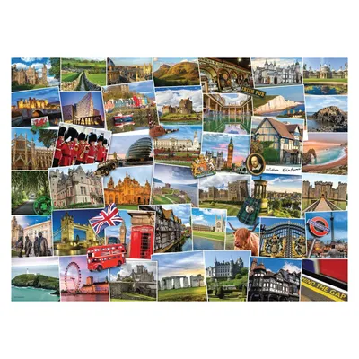 Produktbild von EUROGRAPHICS World Traveler Puzzle - Großbritannien 1000 Teile