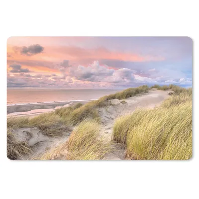 Produktbild von MuchoWow® Mauspad Mousepad Strand - Meer - Düne - Sonnenuntergang 27x18 cm - Mousepads - Maus Mat - Pad - Mausunterlage - Büroartikel - Desk Matten