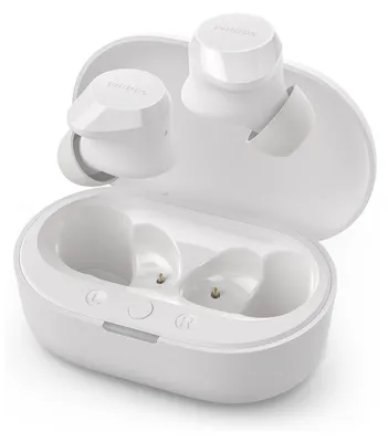 Produktbild von Philips TAT1209WT/00, True Wireless Stereo (TWS), Anrufe/Musik, 20 - 20000 Hz, Kopfhörer, Weiß