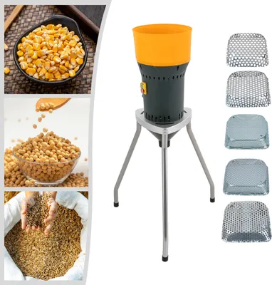Produktbild von 25L Elektrische Getreidemühle mit 5 Mahlsiebe (2mm,3mm,4mm,6mm,8mm) Maismühle 1000W