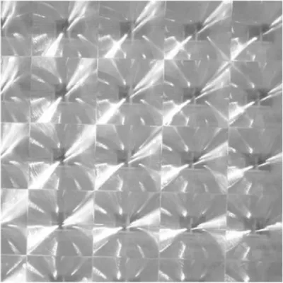 Image de Film autocollant pour vitres - Film anti-regards - 100 x 45 cm - Réutilisable et facile à poser - Argent (motif réfléchissant)