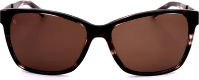 Produktbild von Rodenstock R3302 Brown structured, dark gun 57/15/135 Damen Sonnenbrillen