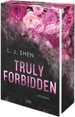 A book cover with a floral design.