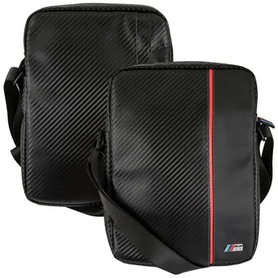 Produktbild von Bmw Carbon / Roter Streifen Tablet-Etui 10"" - Schwarz