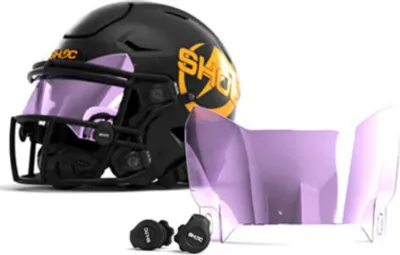 Produktbild von SHOC Zero G Plus Football Visier Farbe Clear Mirror Spectr