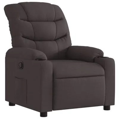 Obrázok produktu pre vidaXL Relax kreslo Tmavo hnedá látka