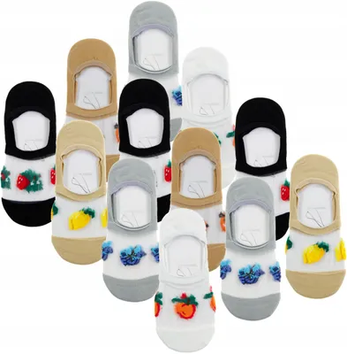 Produktbild von Ballerinasocken - Bunt - 12 Paar - Baumwolle - Größe 38-41