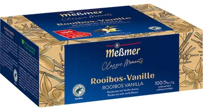 Obrázek produktu pro Meßmer 291976 Meßmer Rooibos-Vanille Tee 100 Portionen