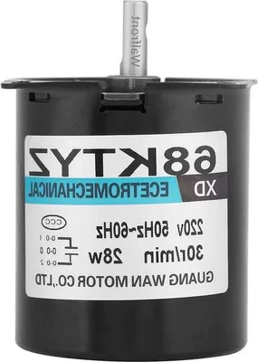 Zdjęcie produktu dla Silnik elektryczny o niskiej prędkości obrotowej – 68KTYZ 220 V (30 obr./min)