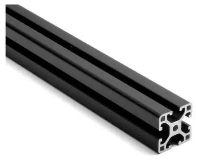 Produktbild von Aluminiumprofil schwarz 30x30L I-Typ Nut 6 Aluminiumprofile Aluminium Profil Alu Profile Montage Systemprofil Zuschnitt: 750mm