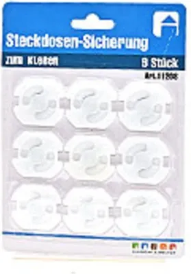 Produktbild von 9x Kindersicherung Steckdosenschutz Steckdosensicherung Kinderschutz Steckdosen