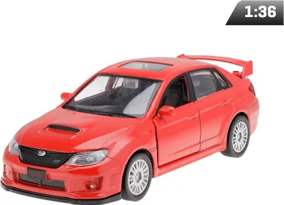 Image de Modèle 1:36 RMZ Subaru WRX STI 2010 Rouge