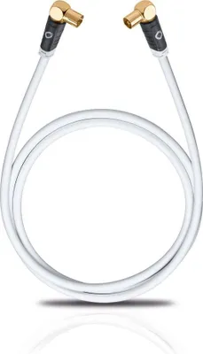 Produktbild von OEHLBACH Transmission Edge, 0,75 m, Koaxial, Koaxial, Weiß