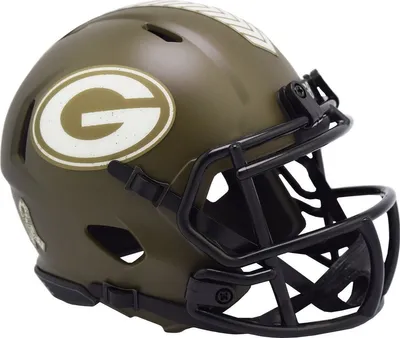 Produktbild von Riddell Speed Mini Football Helm SALUTE Green Bay Packers