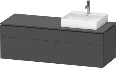 Produktbild von DURAVIT LC4870R49490000 Konsolen-WTU wandh L-Cube 550x1400x48