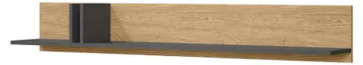 Produktbild von Alsy Wandregal 150 cm – Anthrazit / Eiche geölt