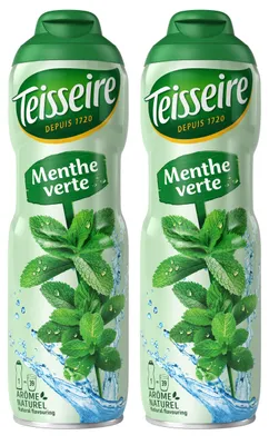 Produktbild von Teisseire Sirup Grüne Minze 600ml für Cocktails (2er Pack)