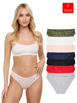 Produktbild von Tazzio Damen Slip 7er-Pack F911 (Mix, S)