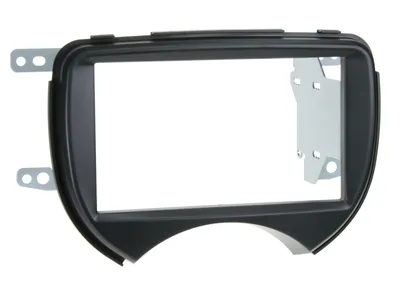 Image de Adaptateur de façade 2-DIN pour Nissan Micra (K13) 2011 - 2013 noir