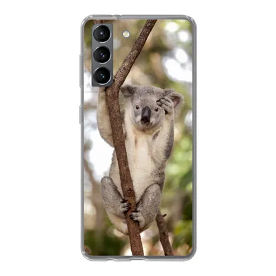 Produktbild von MuchoWow® Handyhülle Schutzhülle Hülle für Samsung Galaxy S21 Koala - Äste - Tier - Kinder - Jungen - Mädchen Silikon Softcase Handy Hülle - Softcase