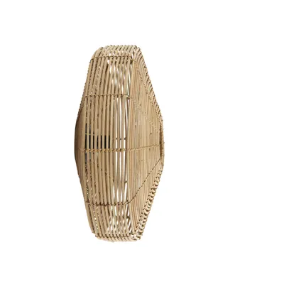 Immagine prodotto di Light & Living - lampada da parete - Mataka - marrone - rattan - E27 - 1860030