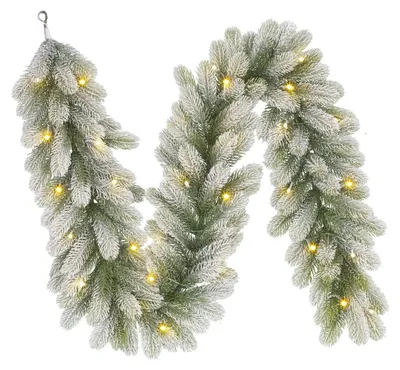 Produktbild von Black Box Trees Nagoya Girlande mit LED-Beleuchtung und Timerfunktion - L180 x Ø20 cm - Grün