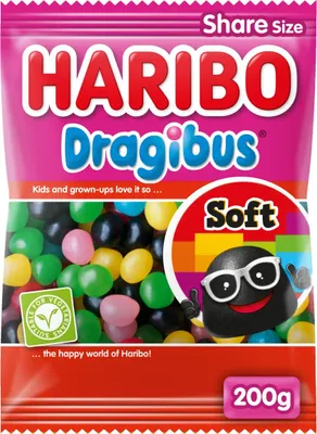 Produktbild von HARIBO Dragibus soft 12 x 200 grams