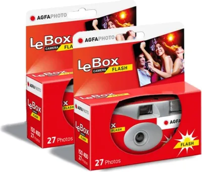 Produktbild von 2 x Sonderposten Einwegkamera Agfa Le Box
