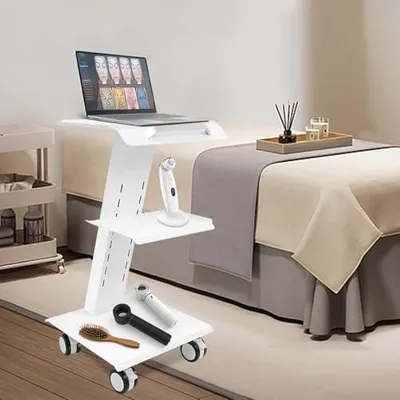 Produktbild von Multifunktionaler Laborwagen, rollender Klinikwagen mit Ablage für Instrumente