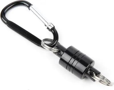 Produktbild von Magnetischer Landehalter, Fliegenfischernetz-Release-Karabiner, Angelgerät, Magneto (schwarz)