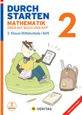 Immagine prodotto di Durchstarten 2. Jahrgangsstufe - Mathematik - Mittelschule/AHS - Übungsbuch mit Lösungen und App