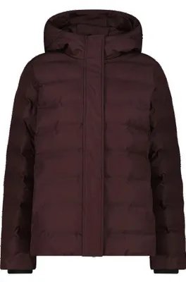 Produktbild von CAMPAGNOLO WOMAN JACKET FIX HOOD Freizeitjacke Damen Daunenjacke black berry 46