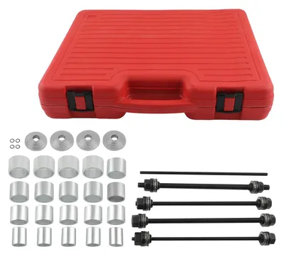 Immagine prodotto di Set universale di bussole di estrazione e inserimento - Boccole per cuscinetti e anelli di tenuta - Attrezzi per smontaggio e montaggio - Valigetta porta attrezzi per officina automobilistica