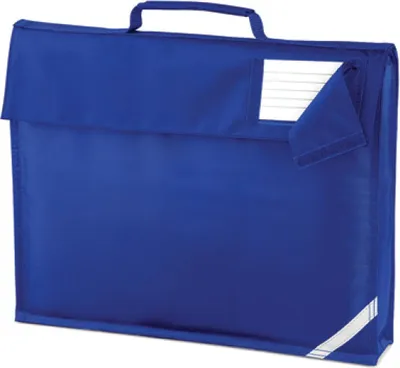 Quadra Cartella Scuola Classica In Poliestere 600D - Blu Royal, 37x30 Cm, Capacità 5 Litri