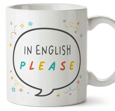 Tasse für Englischlehrer, 330 ml, lustiges Geschenk, Keramik
