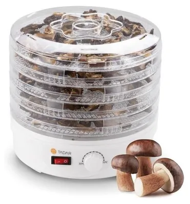 Obrázek produktu pro 250W dehydrátor potravin s pětistupňovou regulací teploty pro houby, ovoce, zeleninu a bylinky