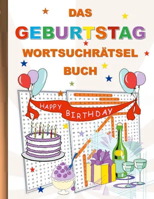 Produktbild von Das Geburtstag Wortsuchrätsel Buch