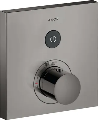 Produktbild von Thermostat AXOR SHOWERSOLUTIONS SQUARE UP f 1 Verbraucher polished black chrome polished black chrome