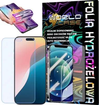 Zdjęcie produktu dla Folia Hydrożelowa Ochronna Do Iphone 16 Pro Na Ekran Mocna