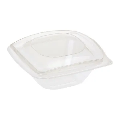 Produktbild von 20x  Salatschalen mit Deckel aus -Kunststoff (PLA) transparent 240 ml