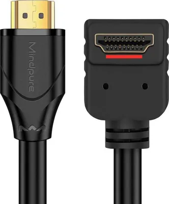 Produktbild von INF HDMI Kabel 4K 90 Grad Winkelstecker für TV, PC, PS4, 1 Stück 1 m