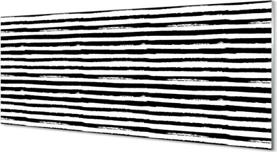 Produktbild von Glasbilder 125x50 Wandkunst Unregelmäßige Streifen eines Zebras