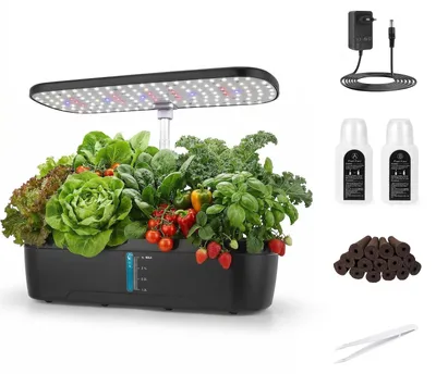 Produktbild von Hydrokultursystem mit 52 Pflanzkapseln - Anbaukasten - 2,5 Liter Wasserreservoir
