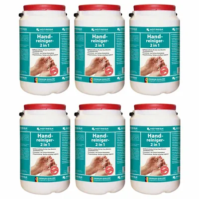 Produktbild von HOTREGA Handreiniger Handwaschpaste Hautreiniger Hautpflege Handpflege 2in1 6x3L