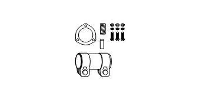 Produktbild von HJS Montagesatz Katalysator 82 11 3278 für AUDI A4 Avant (8E5, B6)