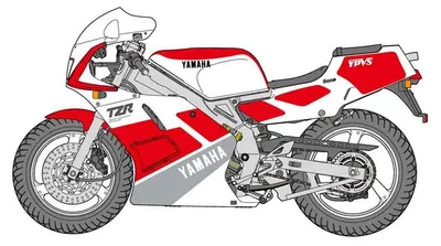 Image de Hasegawa BK17 - Yamaha TZR250 à l'échelle 1/12 - Neuf